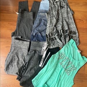 Victoria's Secret PINK Activewear Bundle small xs y2k bling